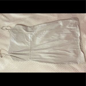 polka dot mini dress